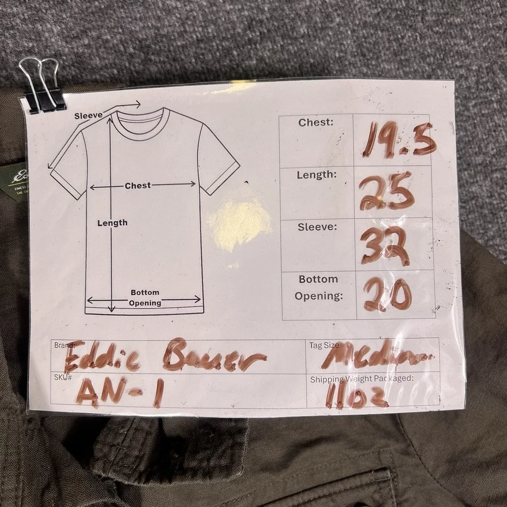 Eddie Bauer Jacket Women M Olive Linen Blend Safari Casual Safari Utility Earthy